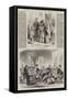 Manners and Customs of the Chinese in 1859-null-Framed Stretched Canvas