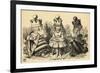 Manners and Lessons, Illustration from 'Through the Looking Glass' by Lewis Carroll (1832-98)…-John Tenniel-Framed Giclee Print