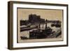 Mannheim, Blick Auf Den Hafen, Dampfer, Uferansicht-null-Framed Giclee Print