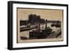 Mannheim, Blick Auf Den Hafen, Dampfer, Uferansicht-null-Framed Giclee Print