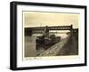 Mannheim,Blick Auf Rheinbrücke,Fluss,Dampfer Jackl Und Sacrapuer-null-Framed Giclee Print