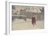 Mannikin in the Snow, c.1893-5-John Singer Sargent-Framed Premium Giclee Print