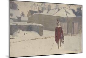 Mannikin in the Snow, c.1893-5-John Singer Sargent-Mounted Giclee Print