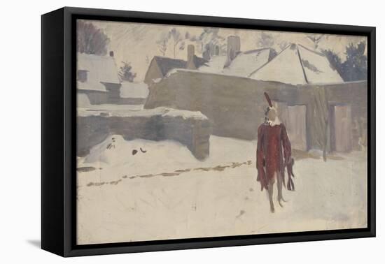 Mannikin in the Snow, c.1893-5-John Singer Sargent-Framed Stretched Canvas