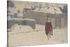 Mannikin in the Snow, c.1893-5-John Singer Sargent-Stretched Canvas