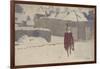 Mannikin in the Snow, c.1893-5-John Singer Sargent-Framed Giclee Print