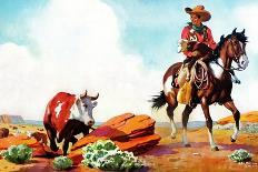 Out on the Range - Jack and Jill, March 1942-Manning de V. Lee-Giclee Print