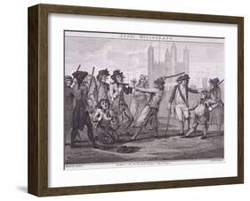 Manning the Navy, Tower Hill, London, 1790-John Barlow-Framed Giclee Print