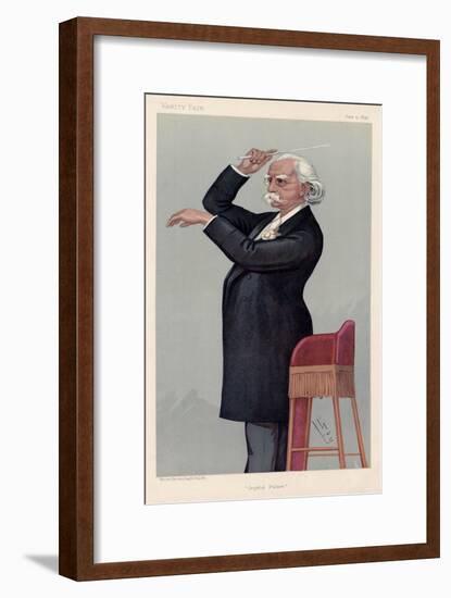 MANNS August by Spy, Vanity Fair cartoon 1895-Leslie Matthew Ward-Framed Giclee Print