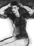 Model Study - Pose-Manny Woodard-Giclee Print