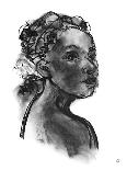 Model Study - Glance-Manny Woodard-Giclee Print