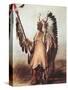 Mano-Tope, Ceremonial Regalia, 1833-Karl Bodmer-Stretched Canvas