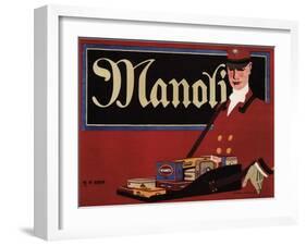 Manoli, 1911-Hans Rudi Erdt-Framed Giclee Print