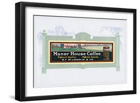 Manor House Coffee-null-Framed Art Print