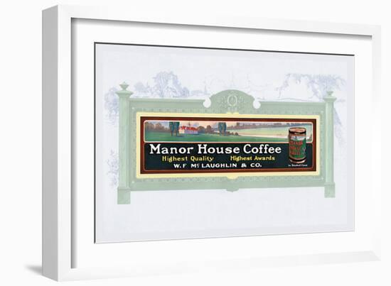 Manor House Coffee-null-Framed Art Print