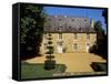 Manor House from the 17th Century, Jardins d'Eyrignac, Perigord, Aquitaine, France-Guy Thouvenin-Framed Stretched Canvas