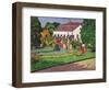 Manor House in Kertvelyes, 1907-Jozsef Rippl-Ronai-Framed Giclee Print