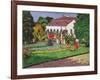 Manor House in Kertvelyes, 1907-Jozsef Rippl-Ronai-Framed Giclee Print