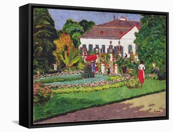 Manor House in Kertvelyes, 1907-Jozsef Rippl-Ronai-Framed Stretched Canvas