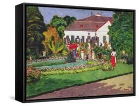 Manor House in Kertvelyes, 1907-Jozsef Rippl-Ronai-Framed Stretched Canvas