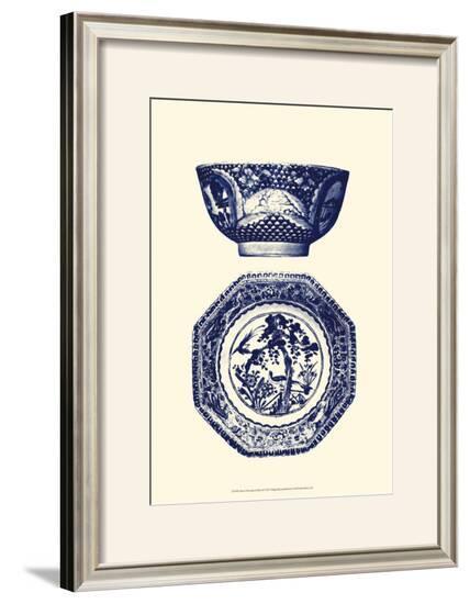 Manor Porcelain in Blue II--Framed Art Print