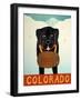 Mans Best Friend Blck Colorado-Stephen Huneck-Framed Giclee Print