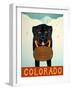 Mans Best Friend Blck Colorado-Stephen Huneck-Framed Giclee Print