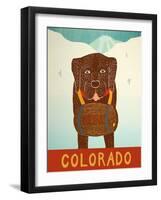 Mans Best Friend Choc Colorado-Stephen Huneck-Framed Giclee Print