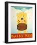 Mans Best Friend Yellow-Stephen Huneck-Framed Giclee Print