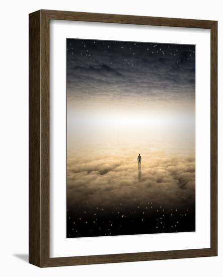 Mans Journey Of The Soul-rolffimages-Framed Art Print