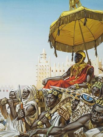 Mansa Kankan Musa I, 14th Century King of the Mali Empire' Giclee Print -  Mcbride 