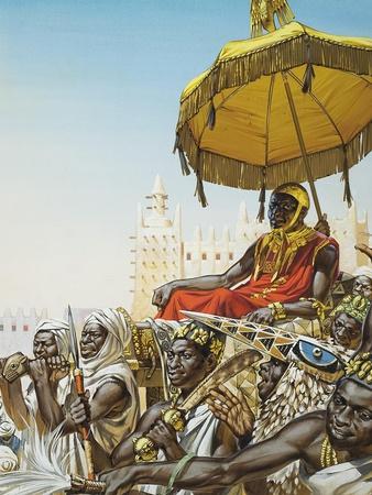 Mansa Kankan Musa I, 14th Century King of the Mali Empire' Giclee Print - Mcbride Mansa Kankan Musa I, 14th Century King of the Mali Empire' Giclee Print - Mcbride