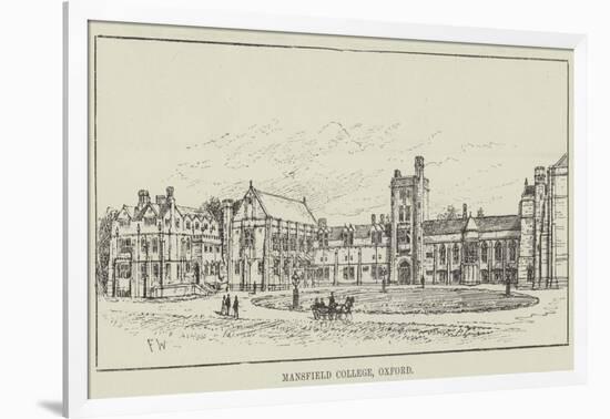 Mansfield College, Oxford-Frank Watkins-Framed Giclee Print