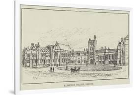Mansfield College, Oxford-Frank Watkins-Framed Giclee Print