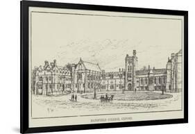 Mansfield College, Oxford-Frank Watkins-Framed Giclee Print