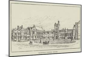 Mansfield College, Oxford-Frank Watkins-Mounted Giclee Print