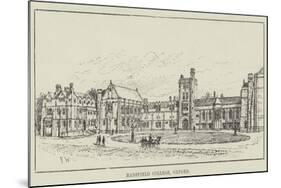 Mansfield College, Oxford-Frank Watkins-Mounted Giclee Print