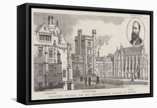 Mansfield College, the New Nonconformist College at Oxford-Henry William Brewer-Framed Stretched Canvas