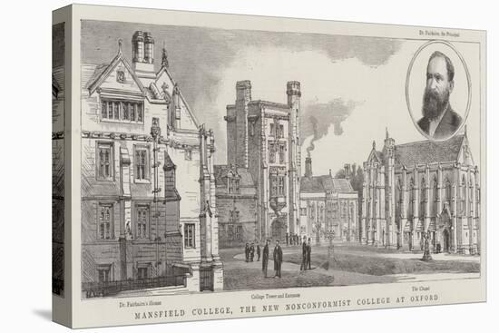 Mansfield College, the New Nonconformist College at Oxford-Henry William Brewer-Stretched Canvas