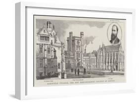 Mansfield College, the New Nonconformist College at Oxford-Henry William Brewer-Framed Giclee Print