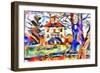 mansion,2017-Alex Caminker-Framed Giclee Print