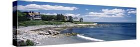 Mansion at a Coastline, Newport, Newport County, Rhode Island, USA-null-Stretched Canvas