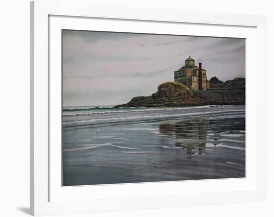 Mansion at the Shore-Joseph Correale-Framed Collectable Print