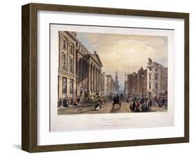 Mansion House and Cheapside, London, 1851-Thomas Picken-Framed Giclee Print