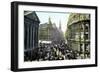 Mansion House and Cheapside, London, Early 20th Century-null-Framed Premium Giclee Print