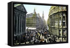 Mansion House and Cheapside, London, Early 20th Century-null-Framed Stretched Canvas