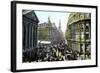 Mansion House and Cheapside, London, Early 20th Century-null-Framed Giclee Print