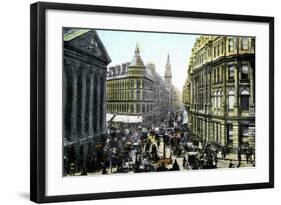 Mansion House and Cheapside, London, Early 20th Century-null-Framed Giclee Print