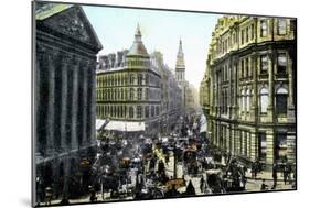 Mansion House and Cheapside, London, Early 20th Century-null-Mounted Giclee Print