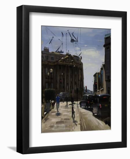 Mansion House, Bank, August-Tom Hughes-Framed Premium Giclee Print